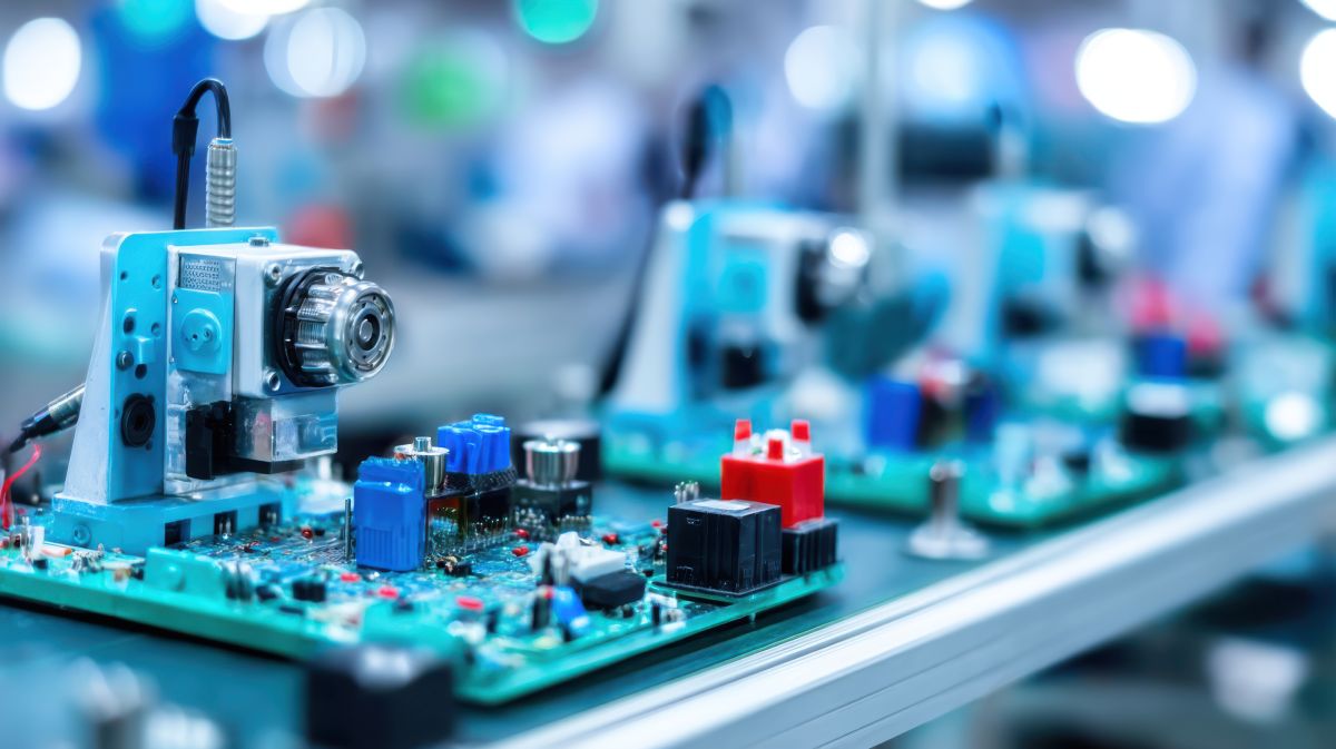 Consumer electronics products next to warranty management dashboard — InsightPro